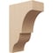 Ekena Millwork 9"W x 18"D x 27"H Classic Asheboro Rough Cedar Woodgrain TimberThane Corbel, Primed Tan CORUR09X18X27ASHRCPR - alternate 1